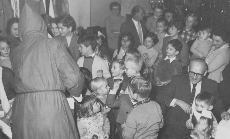 1952 – Nikolausfeier im Bootshaus