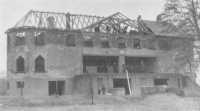 1948 – Bootshaus im Wiederaufbau
