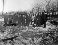 1906 – Bootshaus nach dem Brand vom 27. März 1906